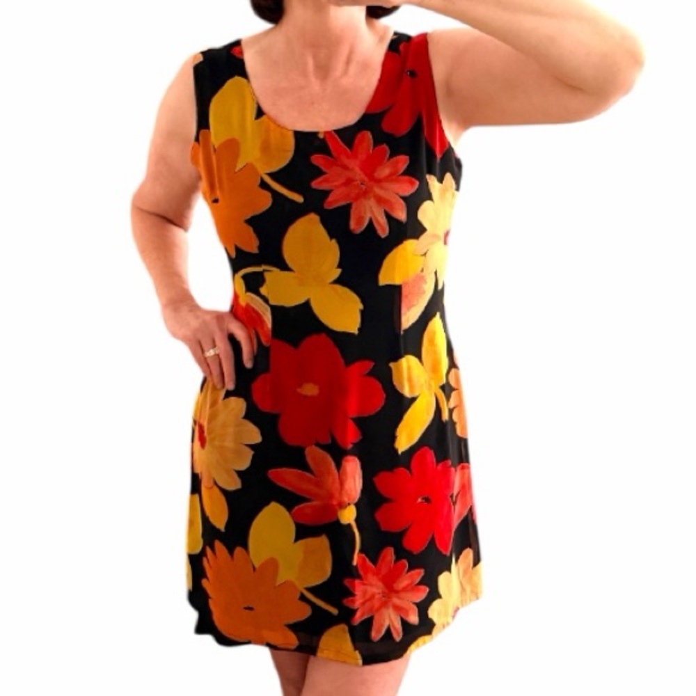 YUMI MAZAO PARIS Vintage Floral Dress, Size M